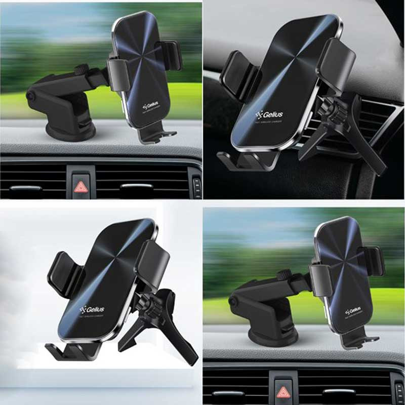 Автомобильный держатель с беспроводной зарядкой Gelius Odyssey GP-WCH010 15W