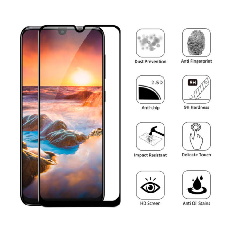 Защитное стекло Samsung A505 Galaxy A50 Full Screen Черный Защитное стекло Samsung A505 Galaxy A50 Full Screen Черный