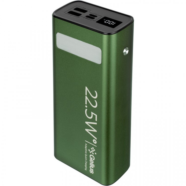 Внешний аккумулятор Power Bank Gelius Lightstone GP-PB300 30000mAh QC+PD (22.5W)