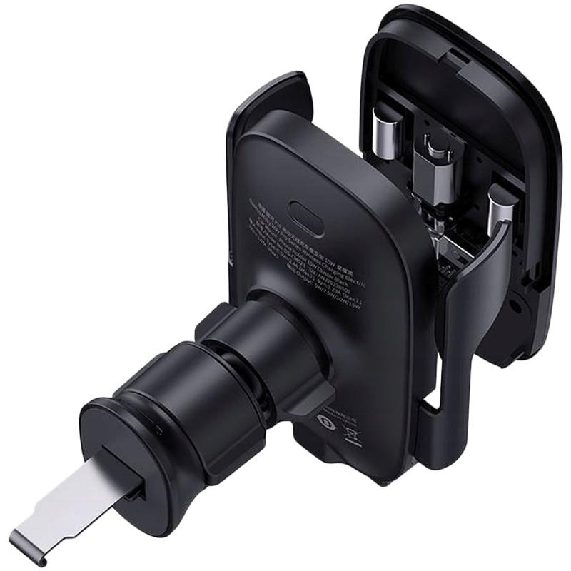 Автомобильный держатель с беспроводной зарядкой Baseus Milky Way Pro 15W