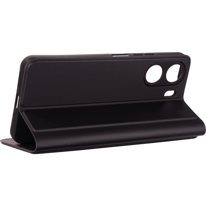 Чехол-книжка для Xiaomi Redmi 13C Smooth Case Черный