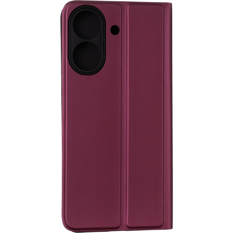 Чехол-книжка для Xiaomi Redmi 13C Smooth Case Черный