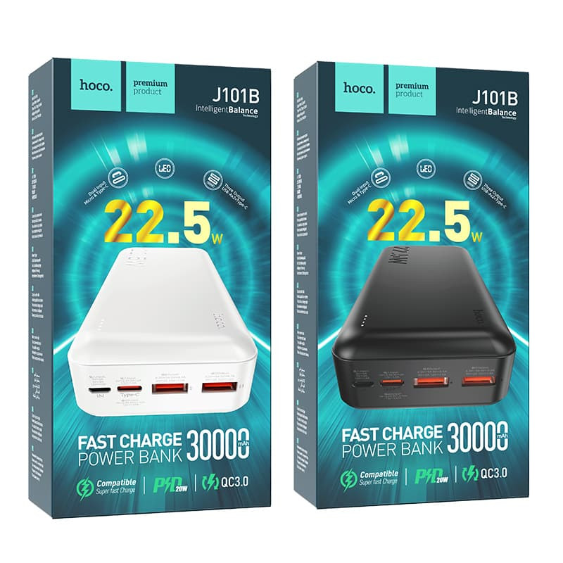 Повербанк Hoco J101B Astute 22.5W 30 000 mAh