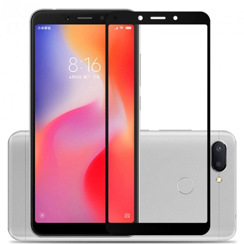Защитное стекло для Xiaomi Redmi 6 Full Screen Черный