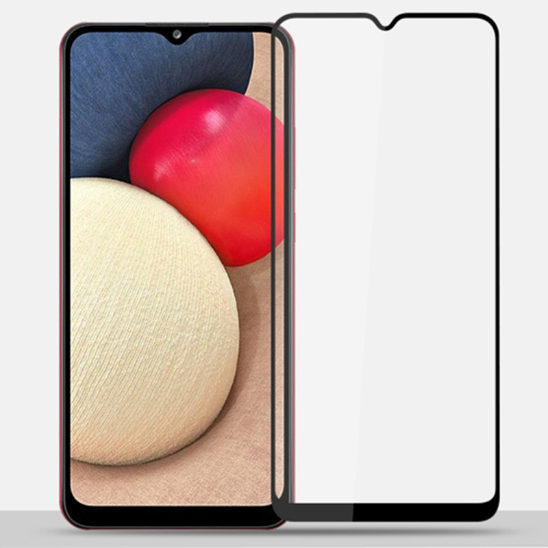 Захисне скло для Samsung A025 Galaxy A02s 3D Чорний
