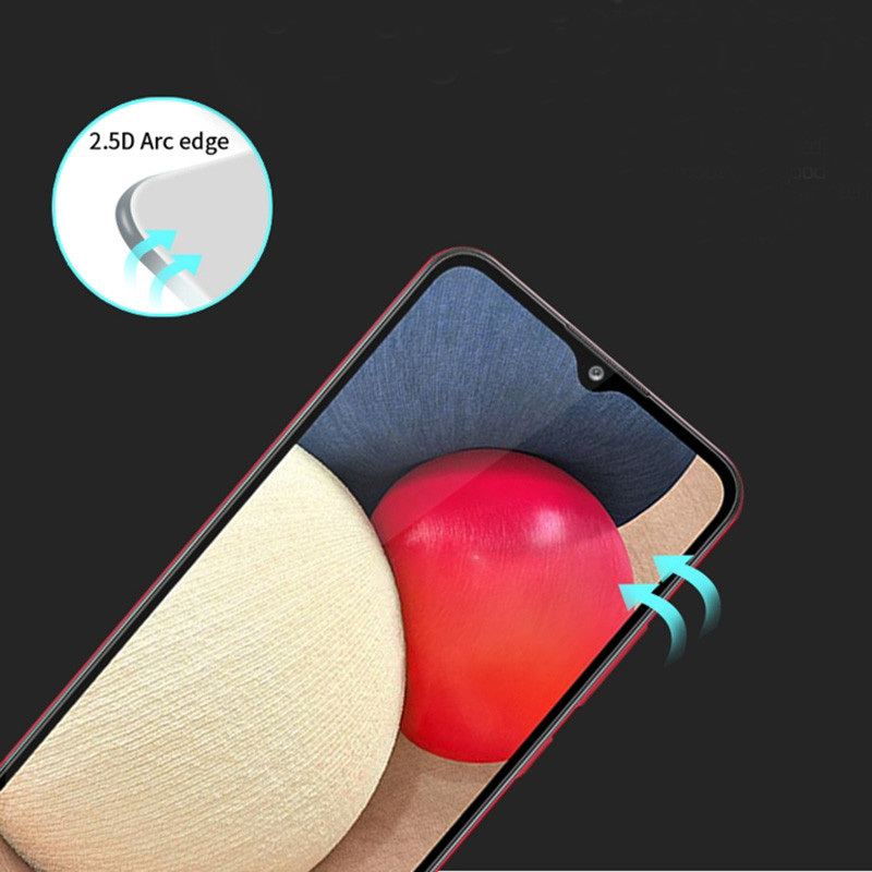 Захисне скло для Samsung A025 Galaxy A02s 3D Чорний