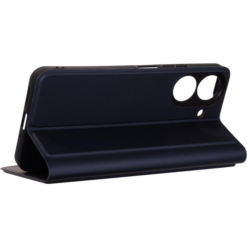 Чехол-книжка для Xiaomi Redmi 13C Smooth Case бордово-красная