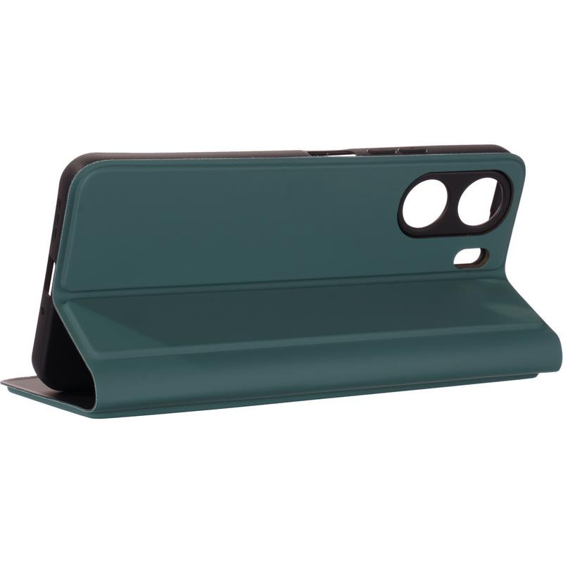 Чехол-книжка для Xiaomi Redmi 13C Smooth Case бордово-красная