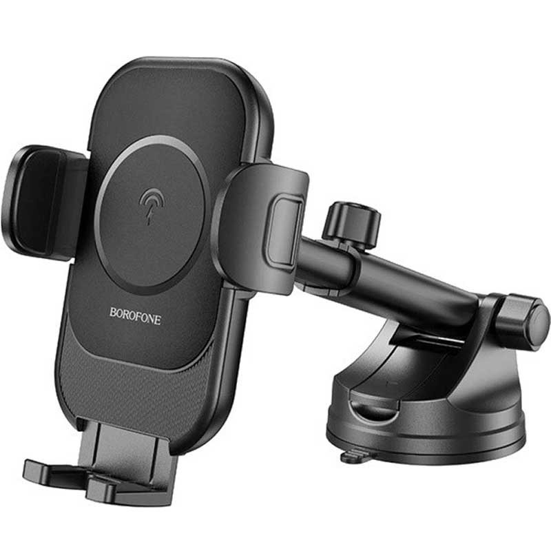 Держатель Borofone BH203 Blue Charm с беспроводной зарядкой 15W