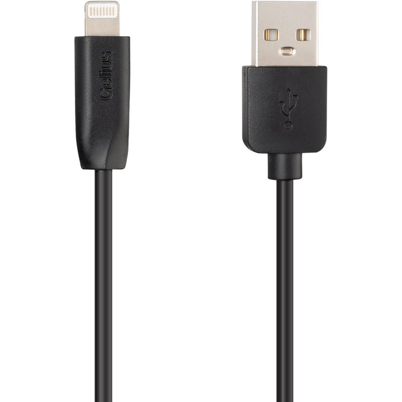 Провід USB-A to Lightning Gelius One GP-UC117 1м (12 Ват)